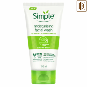 Simple Kind to Skin Moisturizing Facewash Mild Face Wash for Sensitive Skin (150ml)