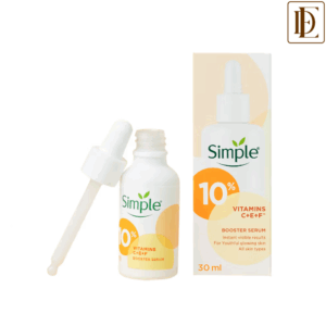 Simple Booster Serum - 10% Vitamin C+e+f For Youthful Glowing Skin (30ml)