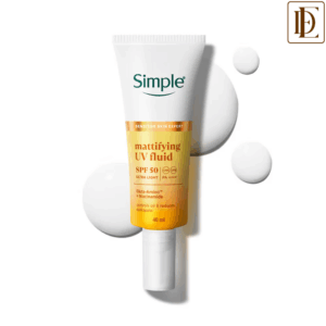 Simple Mattifying UV Fluid SPF 50 PA++++ with Niacinamide Sunscreen For Oily & Sensitive Skin (40ml)