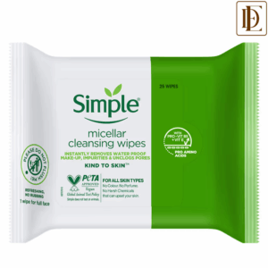 Simple Kind To Skin Micellar Cleansing Wipes (25 Wipes)