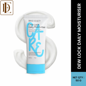 Swiss Beauty Care Dew Lock Daily Moisturiser - 1% Hyaluronic Acid & Blueberry Extract (50g)