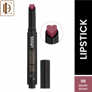 Swiss Beauty My Shine High Pigmented & Long-Lasting Lipstick With Vitamin E - 6 Mystic Brown