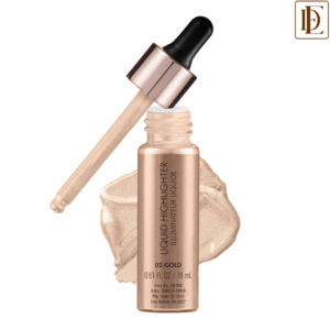 Swiss Beauty Drop and Glow Liquid Highlighter , Shimmer Shine , Dewy Finish - 02 Gold