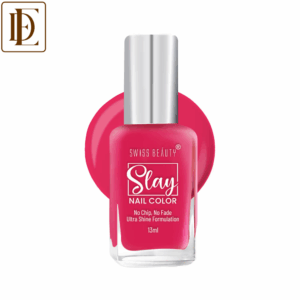 Swiss Beauty Slay Nail Color Ultra Shine Formulation - 91 Fuchsia Pink (13ml)