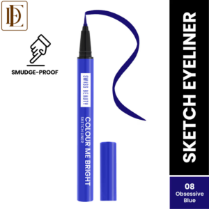 Swiss Beauty Colour Me Bright Sketch Eyeliner - 08 Obsessive Blue